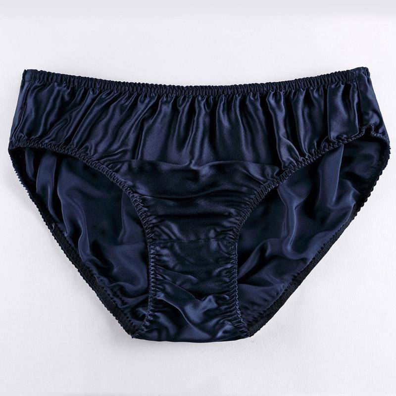 1PC Unterwäsche Knickers Satin Seide Höschen Slips Dessous Dünne Unterhosen Bequeme Herren XL dunkelblau von Joom DACH