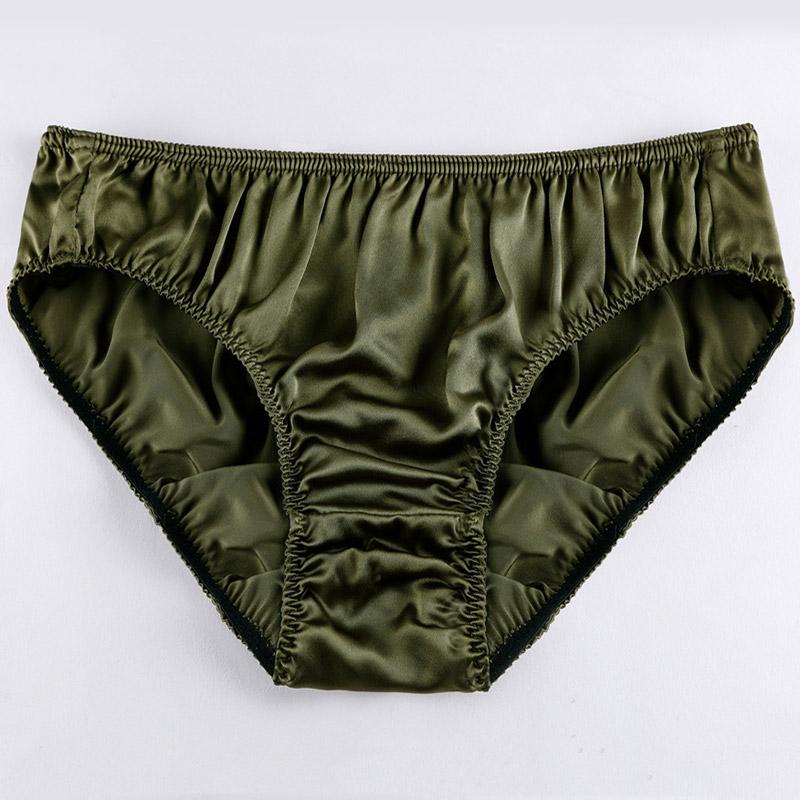 1PC Unterwäsche Knickers Satin Seide Höschen Slips Dessous Dünne Unterhosen Bequeme Herren XL grün von Joom DACH