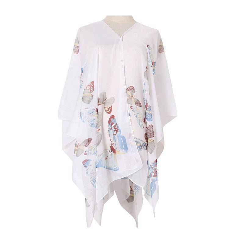 1PC weiche Chiffon Polyester Schals Sonnenschutz Schal Schalldämpfer Schal Sonnenschutz Sommer Frauen von Joom DACH