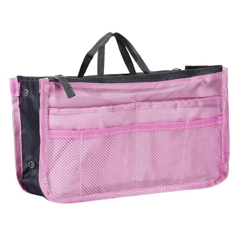 1PCS Doppel-reißverschluss Tasche Handtasche Brieftasche Tasche Multifunktionale Organisation Lagerung Handtasche frauen Kosmetik Lagerung Taschen rosa von Joom DACH