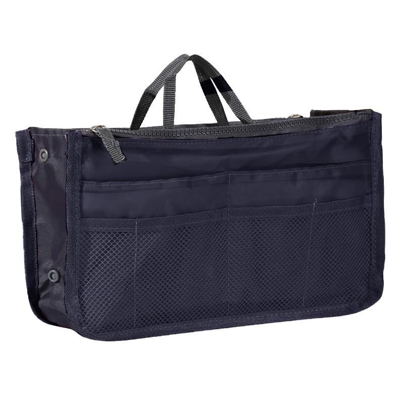 1PCS Doppel-reißverschluss Tasche Handtasche Brieftasche Tasche Multifunktionale Organisation Lagerung Handtasche frauen Kosmetik Lagerung Taschen navy blau von Joom DACH