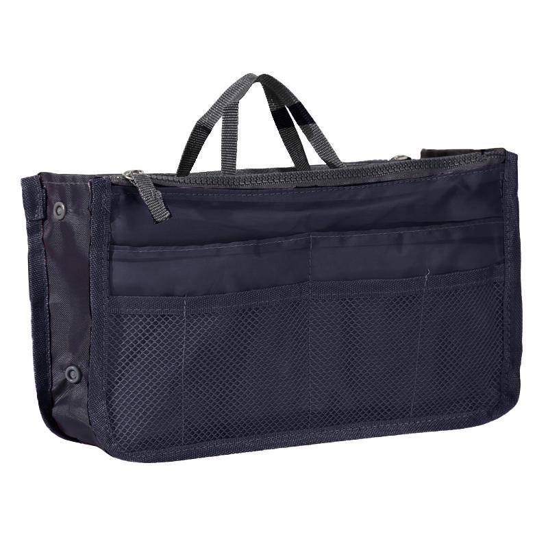 1PCS Doppel-reißverschluss Tasche Handtasche Brieftasche Tasche Multifunktionale Organisation Lagerung Handtasche frauen Kosmetik Lagerung Taschen navy blau von Joom DACH