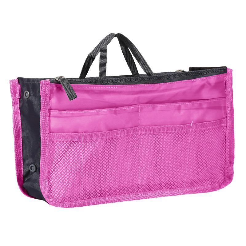 1PCS Doppel-reißverschluss Tasche Handtasche Brieftasche Tasche Multifunktionale Organisation Lagerung Handtasche frauen Kosmetik Lagerung Taschen rose rot von Joom DACH