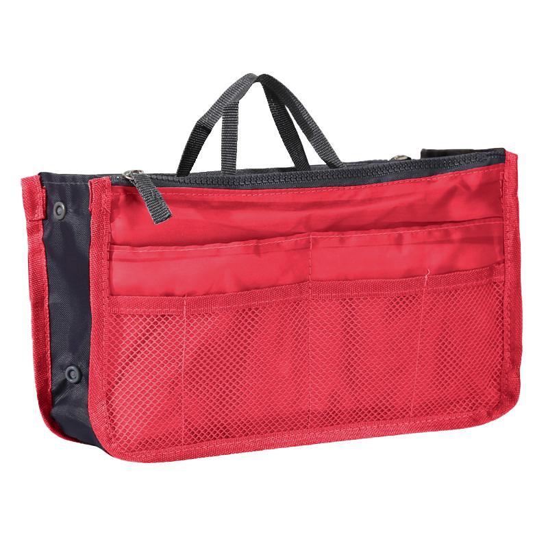 1PCS Doppel-reißverschluss Tasche Handtasche Brieftasche Tasche Multifunktionale Organisation Lagerung Handtasche frauen Kosmetik Lagerung Taschen rot von Joom DACH