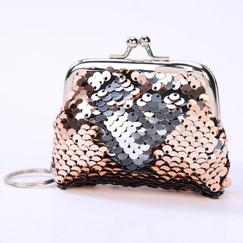 1PCS Kinder Bling Mini Geldbörse Mode Frauen Mädchen Pailletten Schlüssel Kette Münze Geld Kleine Brieftasche Tasche Tasche Geschenk von Joom DACH