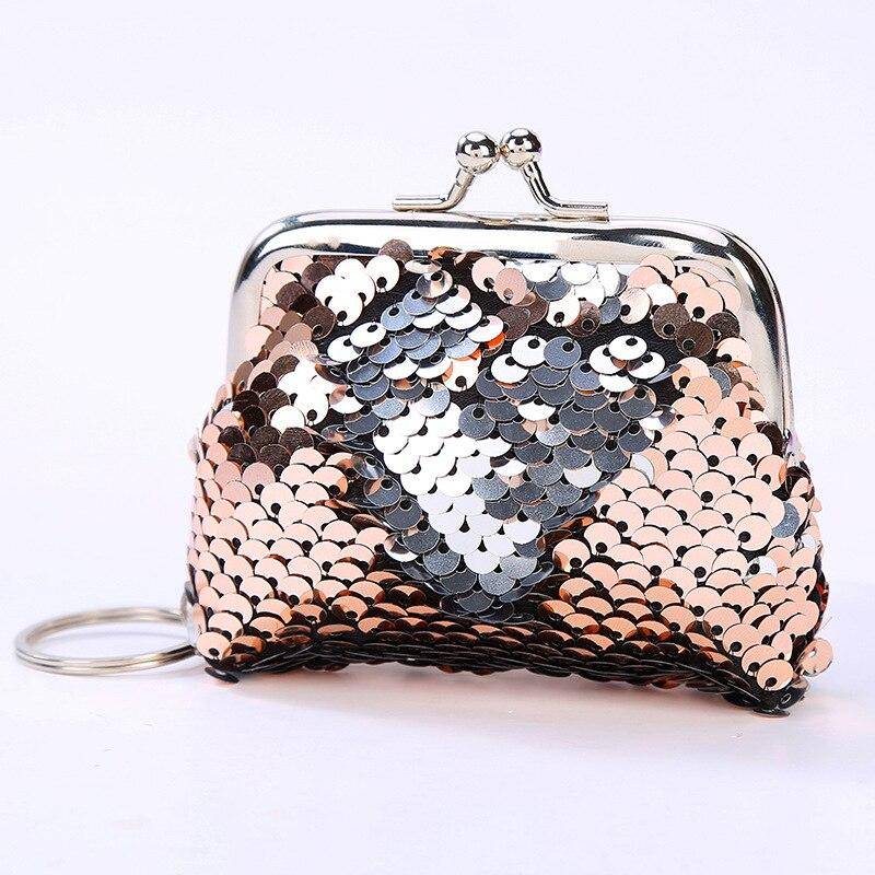 1PCS Kinder Bling Mini Geldbörse Mode Frauen Mädchen Pailletten Schlüssel Kette Münze Geld Kleine Brieftasche Tasche Tasche Geschenk von Joom DACH