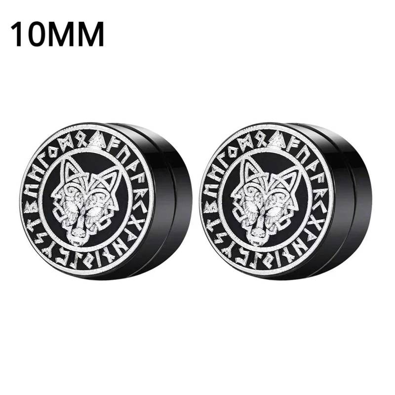 1Pairs Kristall Starke Magnetische Ohr Stud Clip Ohrringe für Männer und Frauen Punk Runde Zirkon Magnet Ohrringe Nicht Piercing schmuck von Joom DACH