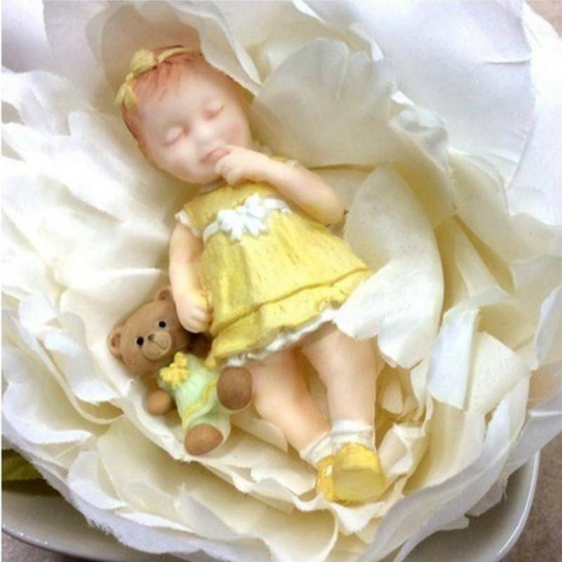 1Pc 3D Junge Mädchen Puppe Bär Silikon Kuchen Form Baby Party Fondant Kuchen Dekorieren Werkzeuge Girl von Joom DACH