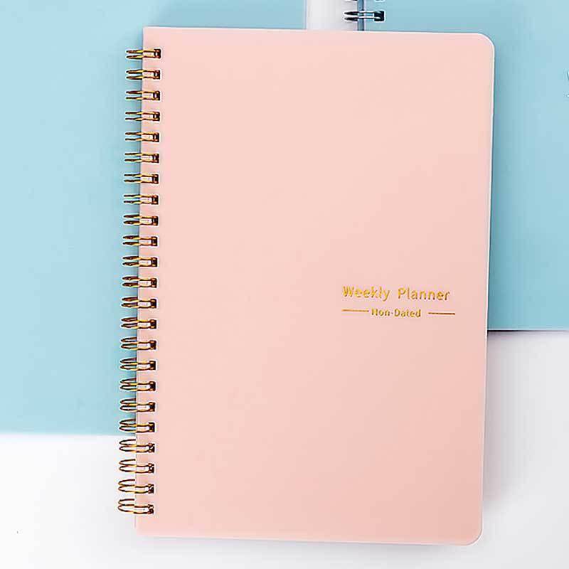 1Pc A5 Agenda Planer Notebook Tagebuch Wöchentlich Planer Zeitpläne Organizer Notebook Für Schule Schreibwaren Büro LXY rosa von Joom DACH