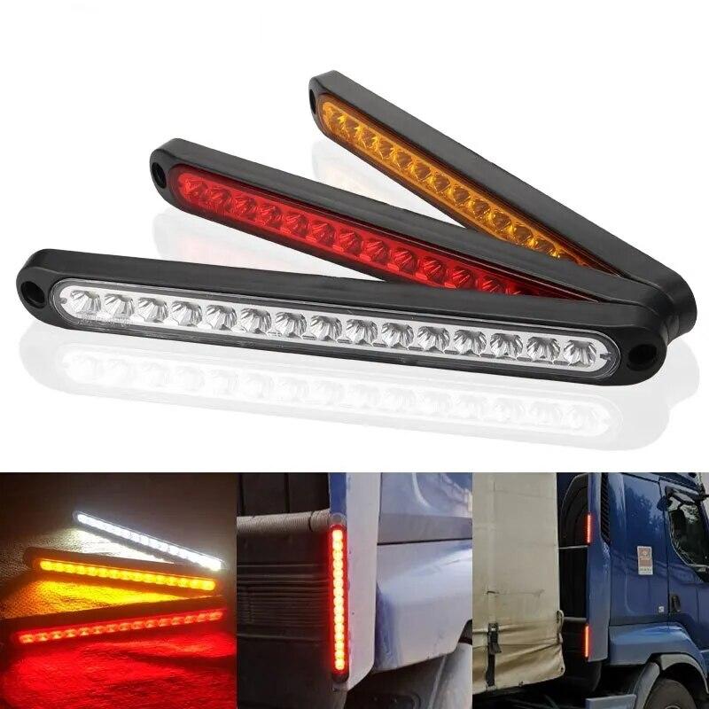 1Pc Auto Licht Bar 15LED Lampen Für Auto Lkw Bremslicht Signal Seite Marker Blinker Warnung Rücklicht 12v 24v weiß von Joom DACH