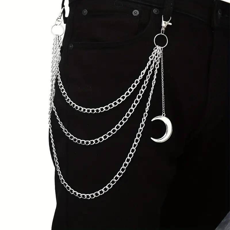 1 Stück Hip Hop Punk Pentagramm Anhänger Taillenkette Ins Style Mode Persönlichkeit Mehrlagige Metallkette Herren- und Damen-Hose one-size 1 Stück Hip Hop Punk Pentagramm Anhänger Taillenkette Ins Style Mode Persönlichkeit Mehrlagige Metallkette Herren- und Damen-Hose one-size von Joom DACH