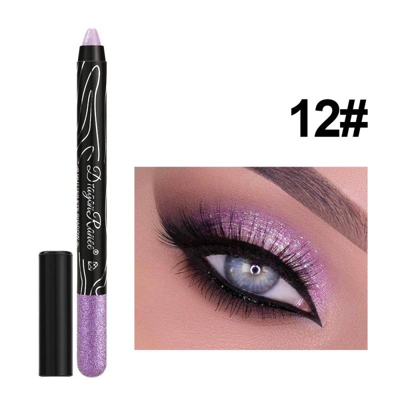 1Pc Metallic Lila Lidschatten Bleistift Glitter Silkworm Liner Pen Highlighter Langlebig Lidschatten Stick Make-Up von Joom DACH