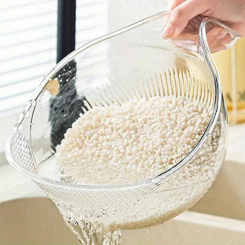 1Pc Multifunktionale Ablauf Korb Ablauf Schüssel Haushalt Spüle Gemüse Becken Küche Reis Waschen Sieb Obst Platte 1PCS grün von Joom DACH