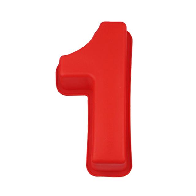 1Pcs 0-9 Zahlen Kuchen Form Silikon Kuchen Dekorieren Werkzeuge DIY Geburtstag Hochzeitstag Kuchen Design Backformen Gebäck werkzeuge 1 rot von Joom DACH