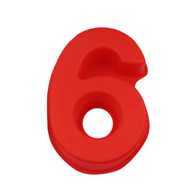 1Pcs 0-9 Zahlen Kuchen Form Silikon Kuchen Dekorieren Werkzeuge DIY Geburtstag Hochzeitstag Kuchen Design Backformen Gebäck werkzeuge 6 rot von Joom DACH