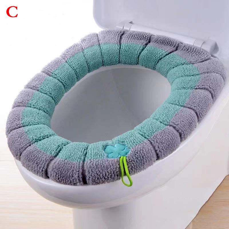 1Pcs Bad Wc Sitz Abdeckung Weiche Wärmer Waschbar Matte Abdeckung Pad Kissen Sitz Fall Wc Deckel Abdeckung Zubehör Bad hause C von Joom DACH