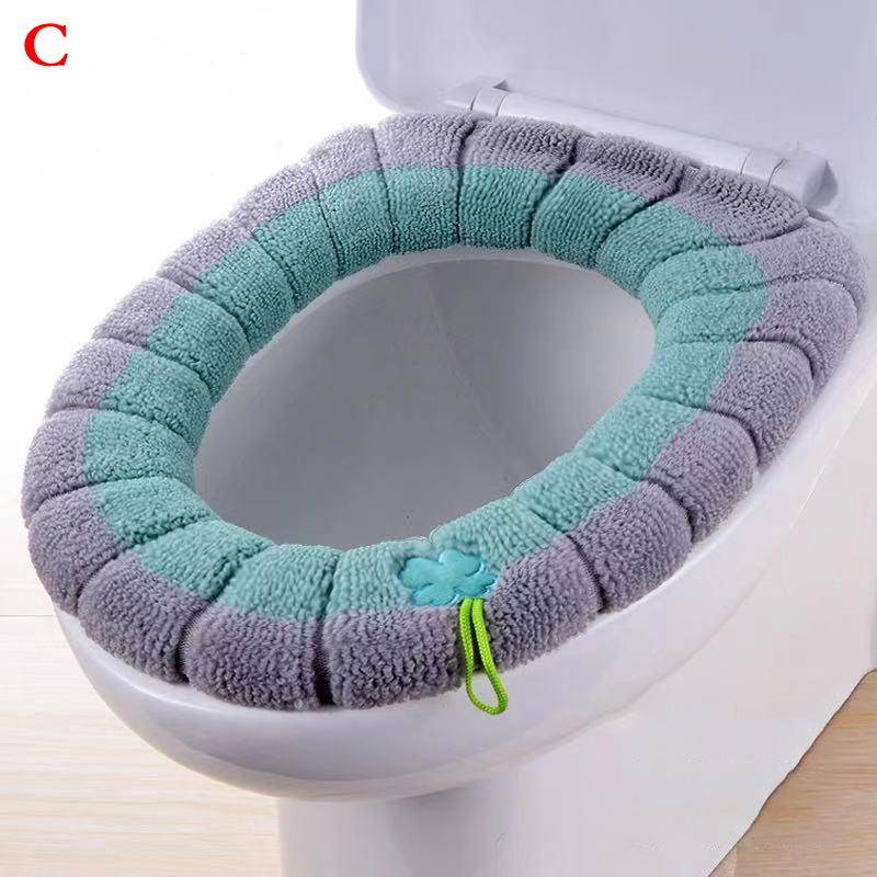 1Pcs Bad Wc Sitz Abdeckung Weiche Wärmer Waschbar Matte Abdeckung Pad Kissen Sitz Fall Wc Deckel Abdeckung Zubehör Bad hause C von Joom DACH