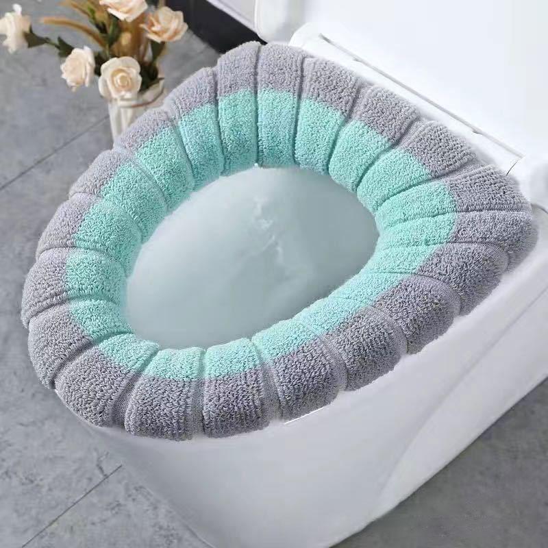 1Pcs Bad Wc Sitz Abdeckung Weiche Wärmer Waschbar Matte Abdeckung Pad Kissen Sitz Fall Wc Deckel Abdeckung Zubehör Bad hause von Joom DACH