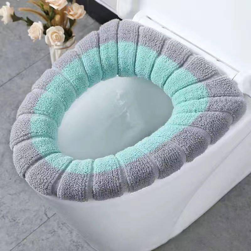 1Pcs Bad Wc Sitz Abdeckung Weiche Wärmer Waschbar Matte Abdeckung Pad Kissen Sitz Fall Wc Deckel Abdeckung Zubehör Bad hause von Joom DACH