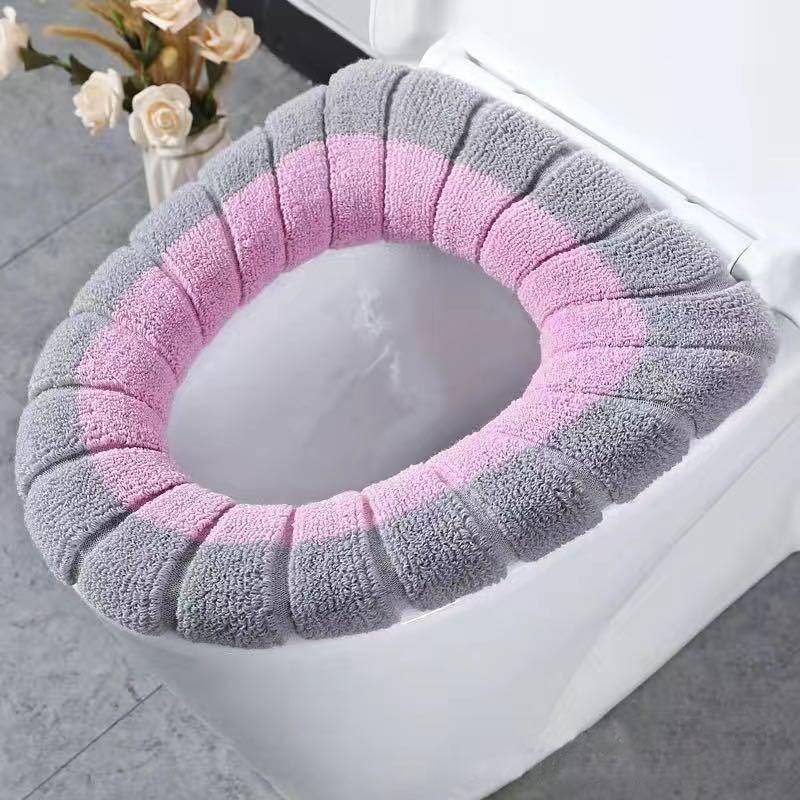 1Pcs Bad Wc Sitz Abdeckung Weiche Wärmer Waschbar Matte Abdeckung Pad Kissen Sitz Fall Wc Deckel Abdeckung Zubehör Bad hause von Joom DACH