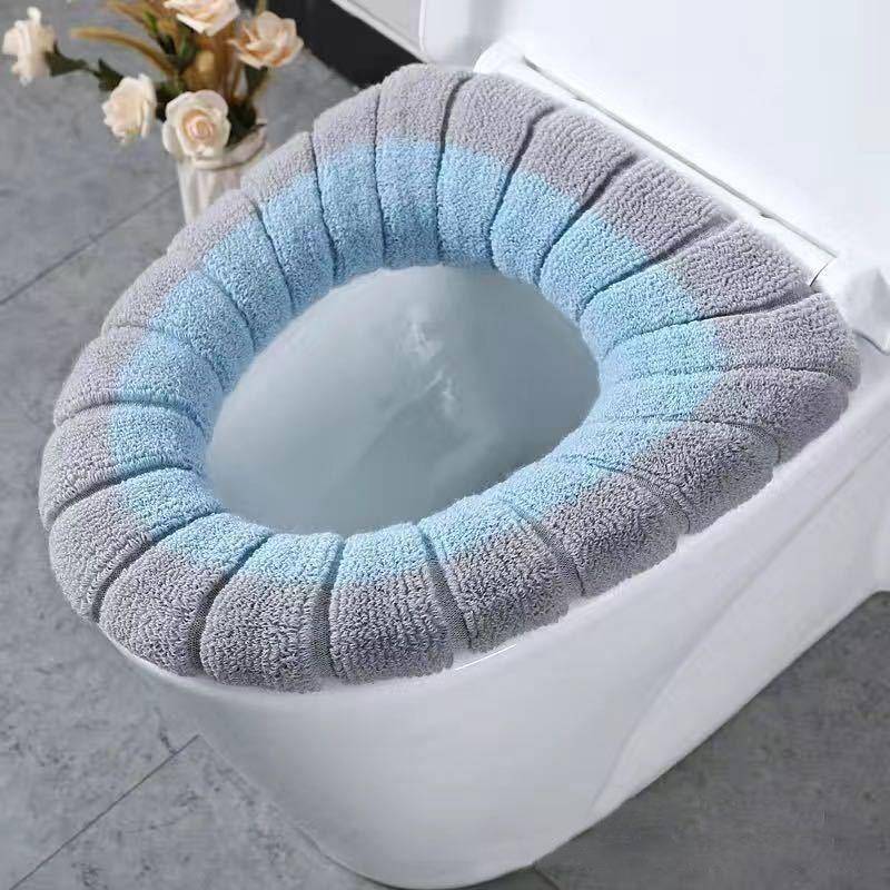 1Pcs Bad Wc Sitz Abdeckung Weiche Wärmer Waschbar Matte Abdeckung Pad Kissen Sitz Fall Wc Deckel Abdeckung Zubehör Bad hause von Joom DACH