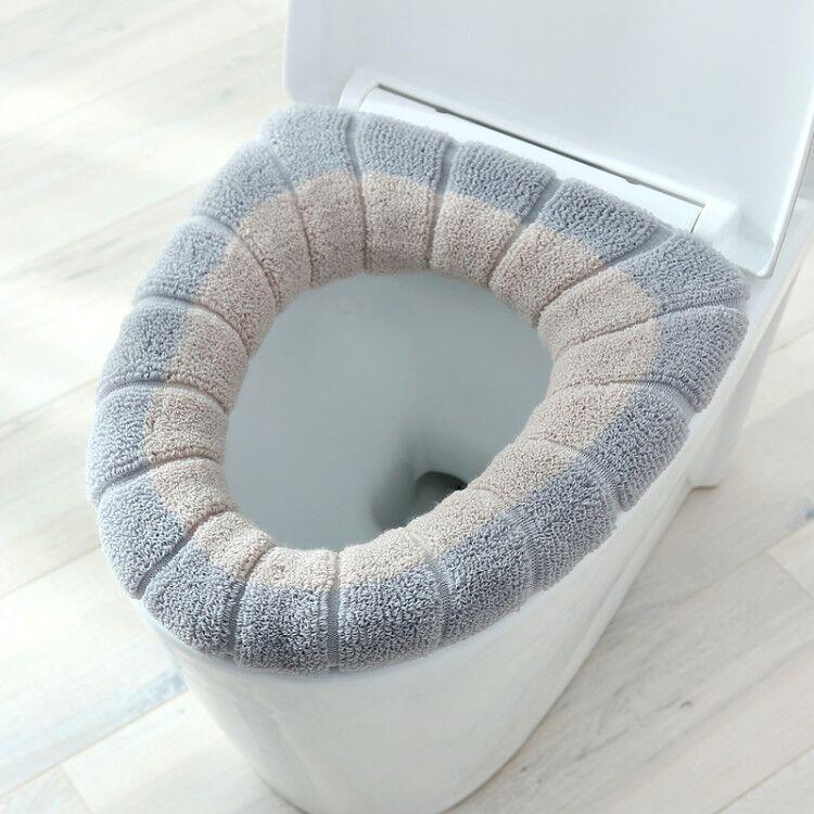 1Pcs Bad Wc Sitz Abdeckung Weiche Wärmer Waschbar Matte Abdeckung Pad Kissen Sitz Fall Wc Deckel Abdeckung Zubehör Bad hause von Joom DACH