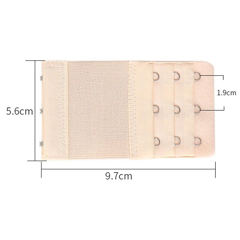 1Pcs Frauen Bh Extender 3 Reihen 3 Haken Elastische Bh Zurück Verlängern Träger Unterwäsche Zubehör nude von Joom DACH