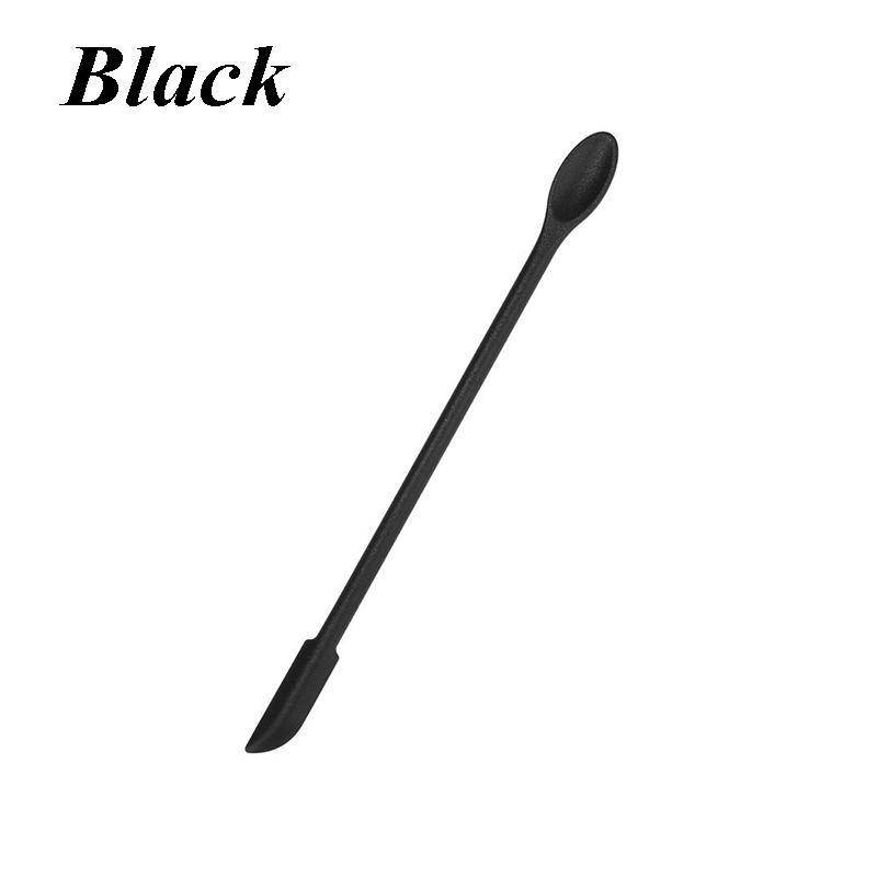 1Pcs Kreative Silikon Mini Kleine Spitzen Schaber Set Erweiterte Make-Up Flasche Schaber Marmelade Doppel Ende Schaber Löffel Schaber schwarz von Joom DACH