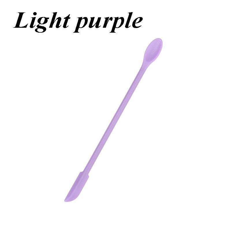 1Pcs Kreative Silikon Mini Kleine Spitzen Schaber Set Erweiterte Make-Up Flasche Schaber Marmelade Doppel Ende Schaber Löffel Schaber violett von Joom DACH