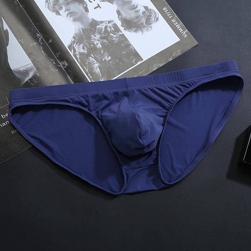 1Pcs Männer Höschen Ice Silk Boxer Nahtlose Unterwäsche Mann Ultra-dünne Atmungsaktive Männliche Unterhose Boxershorts XXL navy blau von Joom DACH