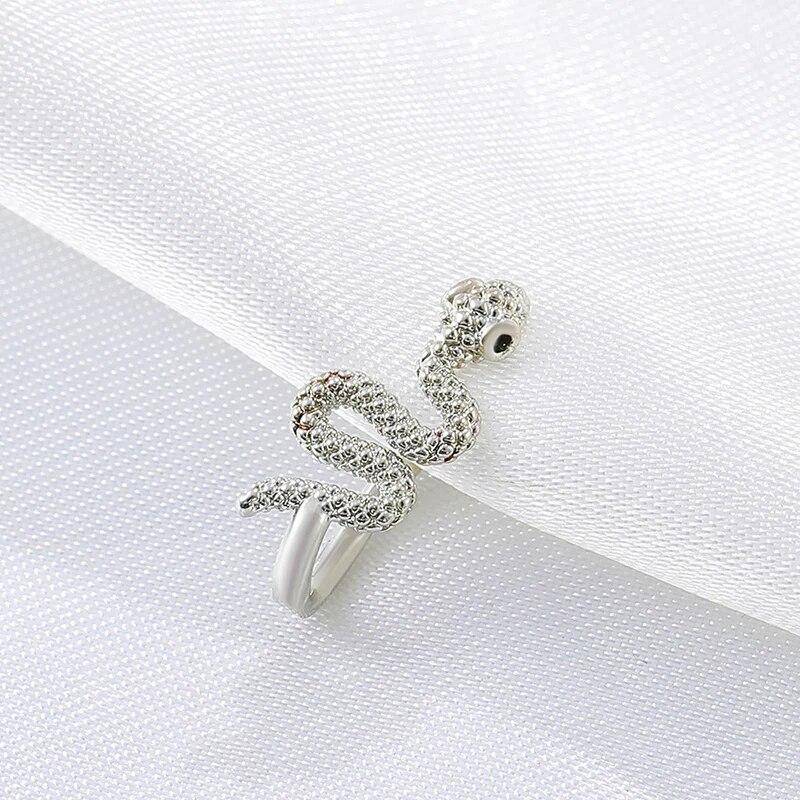 1Pcs Schlange Nasenring Für Frauen Gold Silber Farbe Nicht Piercing Edelstahl Nase Clip Gefälschte Septum Piercing Schmuck silber von Joom DACH