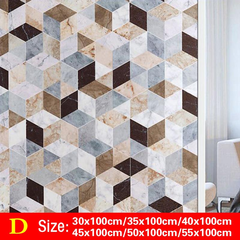 1Roll Home Decor Sticker Stained 3D Decorative Window Glass Film Privacy Anti UV 35x100cm von Joom DACH