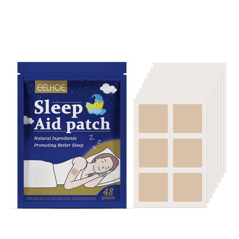 1bag Schlaflosigkeit Behandlung Lindern Angst Dekompression Körper Entspannende Kopfschmerzen Patch Pflaster Neu I8W9 blue-48pcs von Joom DACH