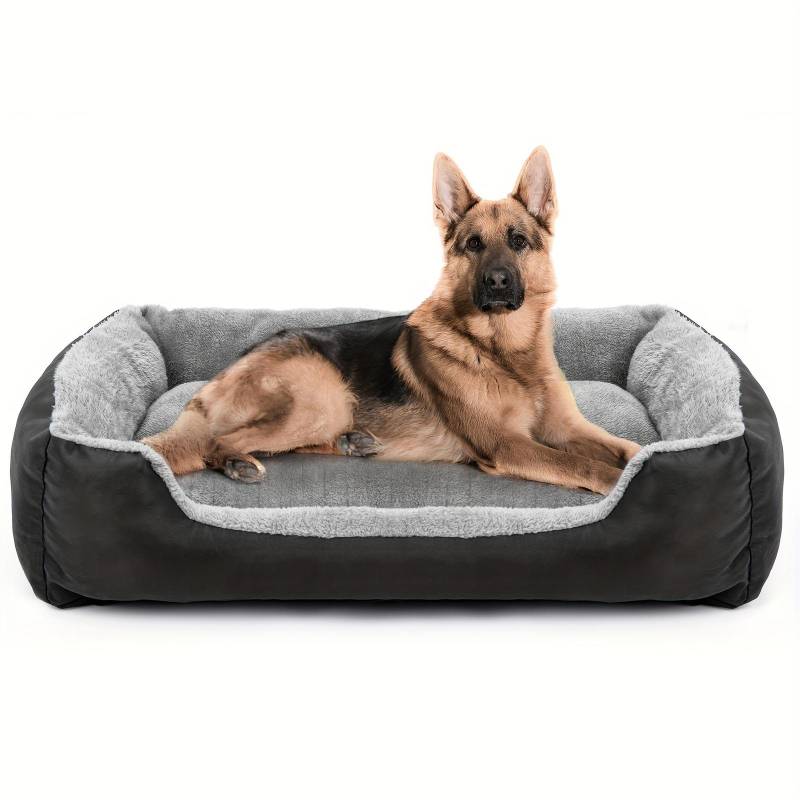 1pc Hundenest Vier Jahreszeiten Sommer Warmes Nest, Hundehaustiernest Bettwäsche Große und kleine Hundematte L schwarz von Joom DACH