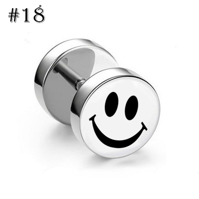 1pc Mini einfache Edelstahl Barbell Herren Punktion Ohrstecker von Joom DACH