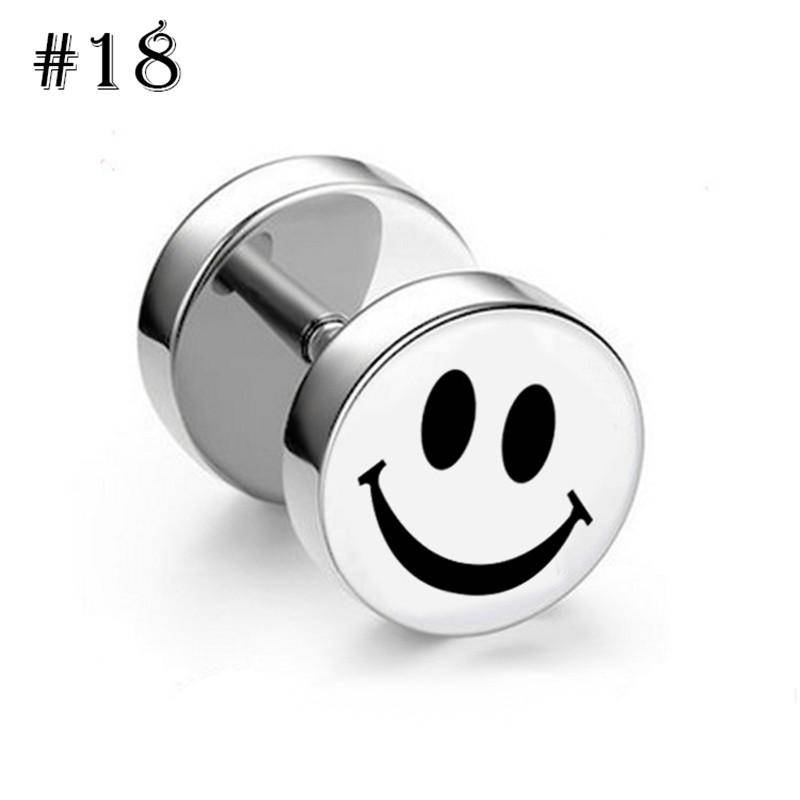 1pc Mini einfache Edelstahl Barbell Herren Punktion Ohrstecker von Joom DACH