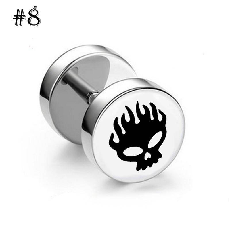 1pc Mini einfache Edelstahl Barbell Herren Punktion Ohrstecker von Joom DACH