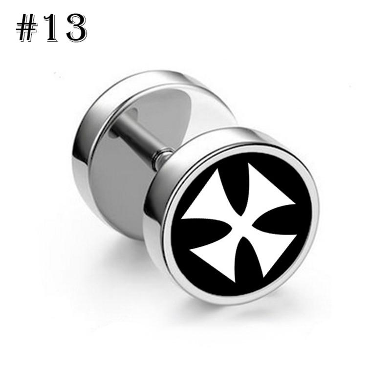 1pc Mini einfache Edelstahl Barbell Herren Punktion Ohrstecker von Joom DACH