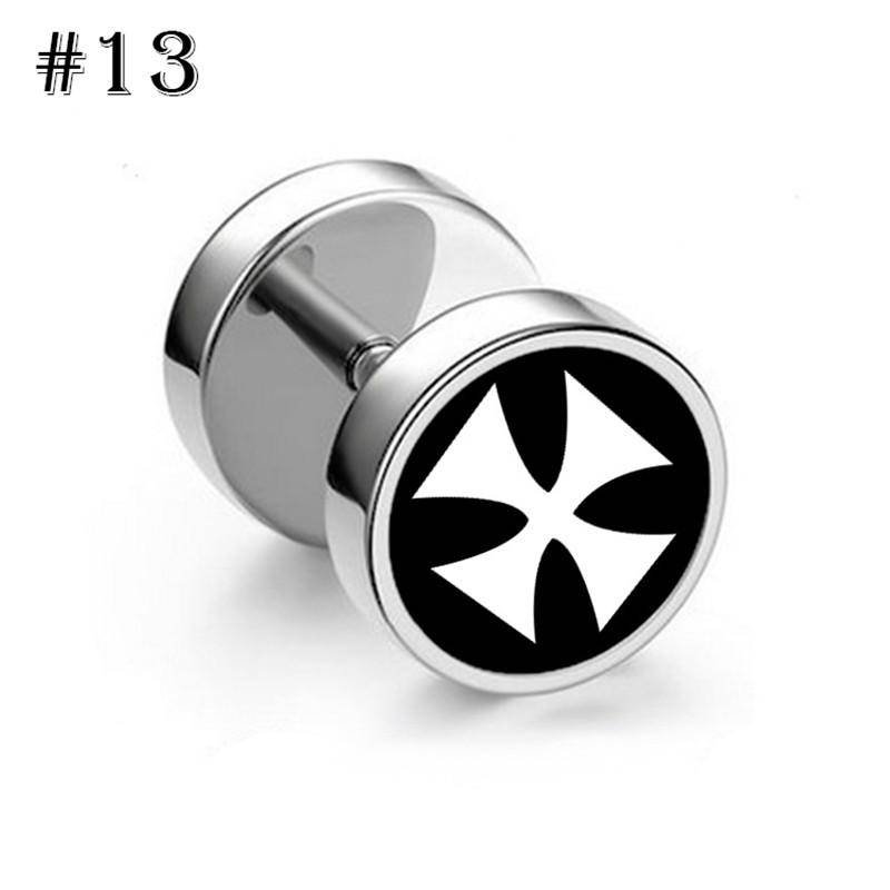 1pc Mini einfache Edelstahl Barbell Herren Punktion Ohrstecker von Joom DACH