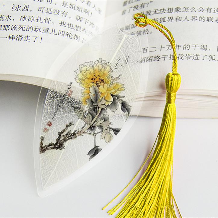 1pc Nette Klassische Kreative Lesezeichen Chinesischen Wind Natürliche Sammlerstücke Blätter Vene Lesezeichen Kreative Schreibwaren von Joom DACH