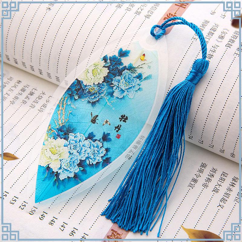 1pc Nette Klassische Kreative Lesezeichen Chinesischen Wind Natürliche Sammlerstücke Blätter Vene Lesezeichen Kreative Schreibwaren von Joom DACH