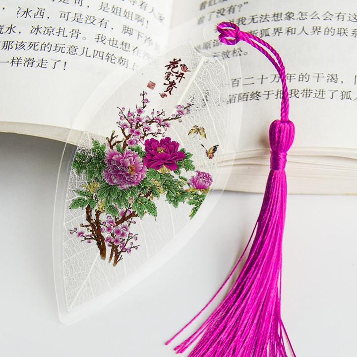 1pc Nette Klassische Kreative Lesezeichen Chinesischen Wind Natürliche Sammlerstücke Blätter Vene Lesezeichen Kreative Schreibwaren von Joom DACH