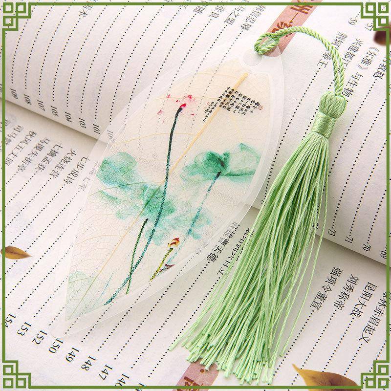 1pc Nette Klassische Kreative Lesezeichen Chinesischen Wind Natürliche Sammlerstücke Blätter Vene Lesezeichen Kreative Schreibwaren von Joom DACH
