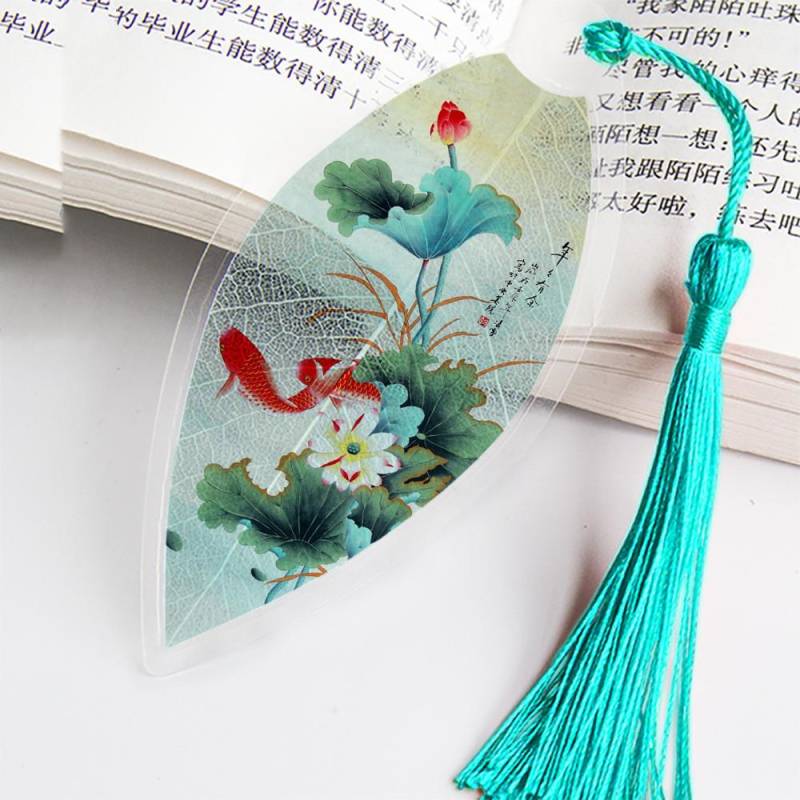 1pc Nette Klassische Kreative Lesezeichen Chinesischen Wind Natürliche Sammlerstücke Blätter Vene Lesezeichen Kreative Schreibwaren von Joom DACH