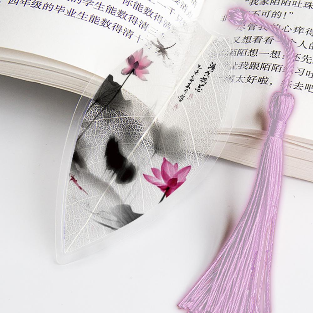 1pc Nette Klassische Kreative Lesezeichen Chinesischen Wind Natürliche Sammlerstücke Blätter Vene Lesezeichen Kreative Schreibwaren von Joom DACH