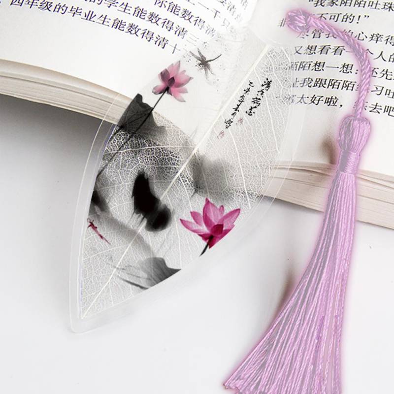 1pc Nette Klassische Kreative Lesezeichen Chinesischen Wind Natürliche Sammlerstücke Blätter Vene Lesezeichen Kreative Schreibwaren von Joom DACH