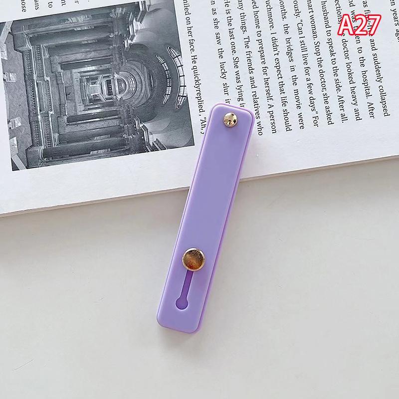 1pc Universal Silikon Armband Telefon Halter Finger Ring Telefon Hand Band Halterung Push Pull Grip Telefon Ständer Aufkleber Zubehör violett von Joom DACH