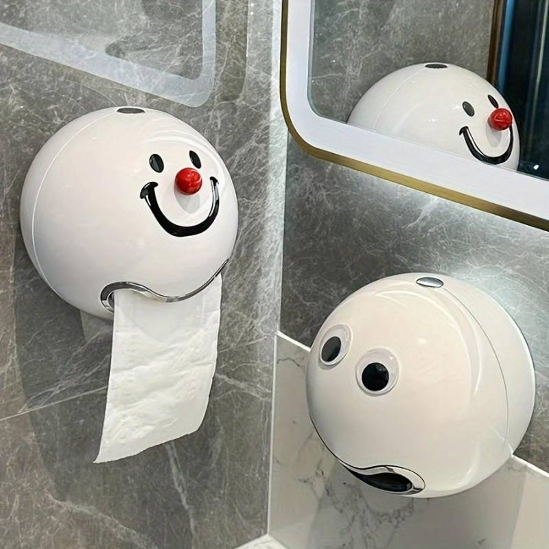 1pc Wc Wc Papier Box Wand-Montiert Wc Kreative Tissue Box Punch-Freies Wc Rollen Halter Papier Extraktion box Wasserdicht von Joom DACH