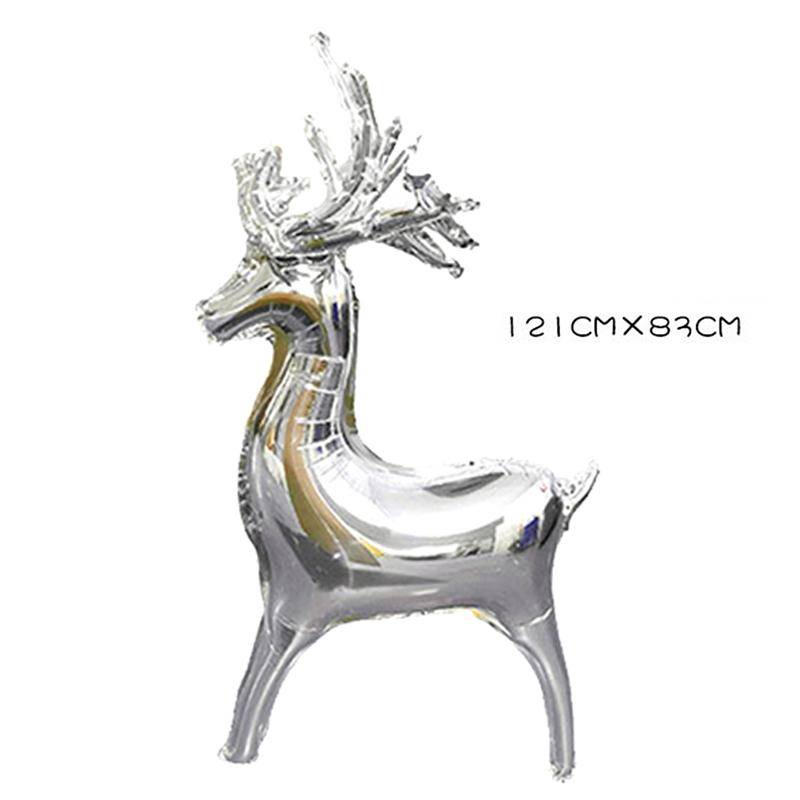 1pc Weihnachten Hirsch Luftballons Mehrfarbige Stehende Tier Luftballons Kinder Aufblasbare Spielzeuge silber von Joom DACH