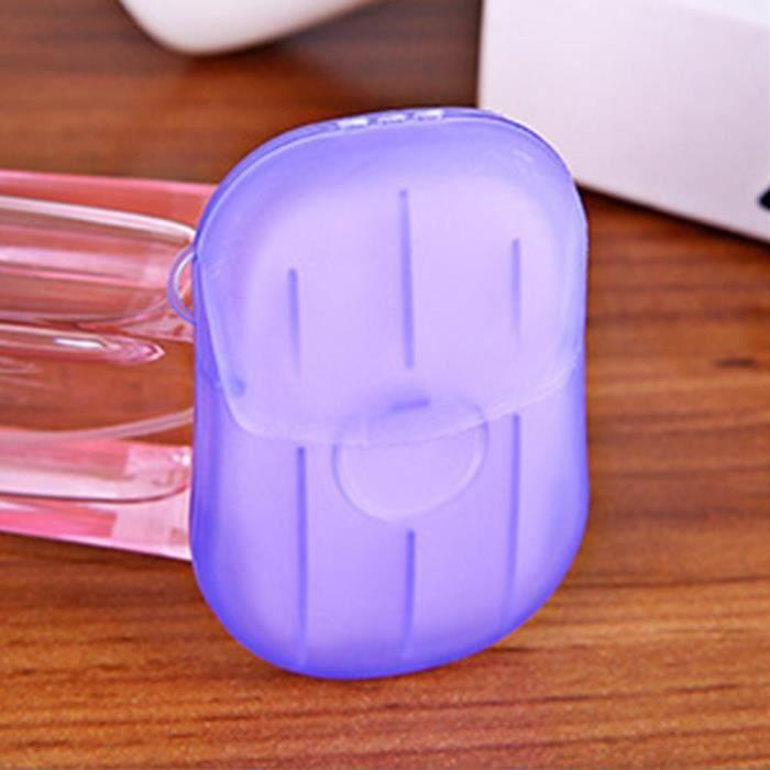 1pc r Seife Bequem Waschen Hand Bad Seife Flocken Reise tragbare Duft Scheibe Blätter Schäumen Box Papier von Joom DACH